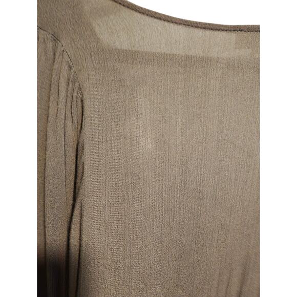 Umgee Wms M Green Embroidered VNeck Tunic Boho Western Prairie Festival‎ Rodeo - Picture 9 of 9